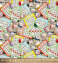 Load image into Gallery viewer, David's Textiles - Vintage Bingo - 1/2 YARD CUT
