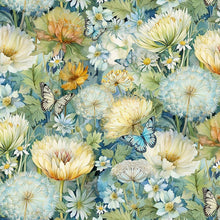 Load image into Gallery viewer, Timeless Treasures - Forest Whisper - Bloom Forest Floral &amp; Butterflies - 1/2 YARD CUT
