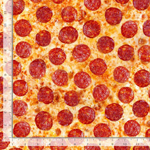 Load image into Gallery viewer, Timeless Treasures - Comfort Food - Pepperoni &amp; Cheese - 1/2 YARD CUT
