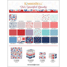 Load image into Gallery viewer, Kimberbell - Star-Spangled Beauty - FQ Bundle
