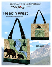 Load image into Gallery viewer, Head'n West Tote Bag Pattern
