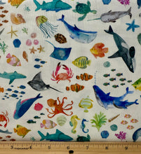 Load image into Gallery viewer, Lewis &amp; Irene - Under the Sea - Main White Sand - 1/2 YARD CUT
