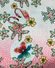 Load image into Gallery viewer, Freespirit - Rising Jungle - Flamingo Dots - 1/2 YARD CUT
