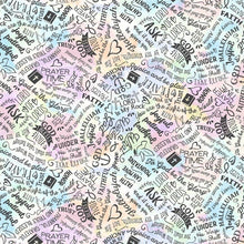 Load image into Gallery viewer, Timeless Treasures - Have Faith - Words - 1/2 YARD CUT
