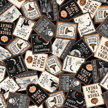 Load image into Gallery viewer, P&amp;B Textiles - Happy Haunting - Tossed Patches - 1/2 YARD CUT
