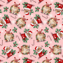 Load image into Gallery viewer, Timeless Treasures - Holiday Favorites - Holiday Cats - 1/2 YARD CUT
