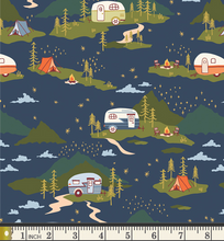 Load image into Gallery viewer, Art Gallery Fabrics - Happy Camper - Campfire Stories - 1/2 YARD CUT
