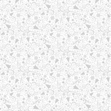 Load image into Gallery viewer, Timeless Treasures - Whiteout Trees &amp; Ornaments - 1/2 YARD CUT
