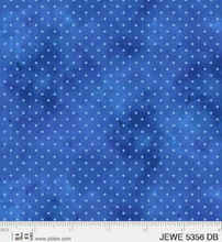 Load image into Gallery viewer, P&amp;B Textiles - Jewel - Pin Dot - Dark Blue - 1/2 YARD CUT
