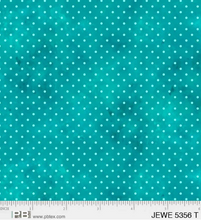 Load image into Gallery viewer, P&amp;B Textiles - Jewel - Pin Dot - Teal - 1/2 YARD CUT
