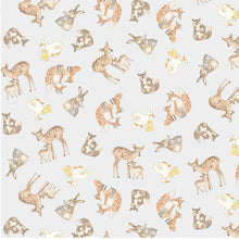 Load image into Gallery viewer, Timeless Treasures - Our Little Adventure - Tossed Forest Families - 1/2 YARD CUT
