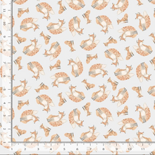 Load image into Gallery viewer, Timeless Treasures - Our Little Adventure - Tossed Foxes - 1/2 YARD CUT
