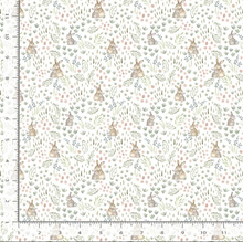 Load image into Gallery viewer, Timeless Treasures - Our Little Adventure - Bunny Garden - 1/2 YARD CUT
