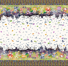 Load image into Gallery viewer, P&amp;B Textiles - Little Darlings Halloween - Halloween Scene Double Border - 1/2 YARD CUT
