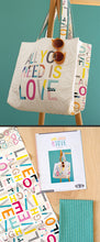 Load image into Gallery viewer, Live Laugh Love Tote Kit by Art Gallery Fabrics
