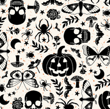 Load image into Gallery viewer, Maywood Studios - Goth Gardens - Main - 1/2 YARD CUT
