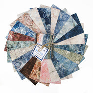 Hoffman Fabrics - Jelly Fish Batiks Seaside - FQ Bundle