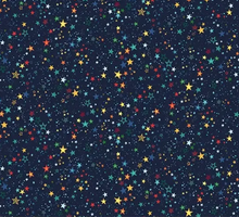 Load image into Gallery viewer, Andover Prints - Makower UK - Orbit - Starlight - Blue - 1/2 YARD CUT
