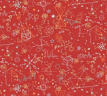 Load image into Gallery viewer, Andover Prints - Makower UK - Orbit - Formula - Red - 1/2 YARD CUT
