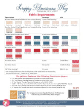 Load image into Gallery viewer, Scrappy Americana Flag Quilt Pattern
