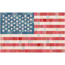 Load image into Gallery viewer, Scrappy Americana Flag Quilt Pattern
