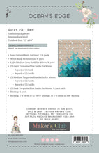 Load image into Gallery viewer, Ocean's Edge Quilt Pattern
