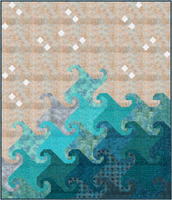 Load image into Gallery viewer, Ocean's Edge Quilt Pattern
