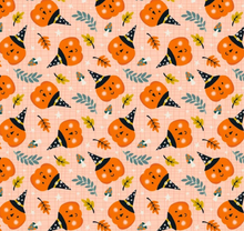 Load image into Gallery viewer, Phoebe Fabrics - Ghostly Garden - Pumpkin Patch - 1/2 YARD CUT
