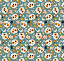 Load image into Gallery viewer, Phoebe Fabrics - Ghostly Garden - Spooky Garden - 1/2 YARD CUT
