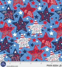 Load image into Gallery viewer, P&amp;B Textiles - Patriotic Minis - America Stars  - 1/2 YARD CUT
