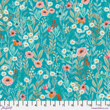 Load image into Gallery viewer, Freespirit - Floral Fiesta - Son Vida Vibrant Jade - 1/2 YARD CUT

