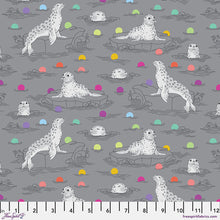 Load image into Gallery viewer, Tula Pink - Graywork - Seal the Deal - Shadow - 1/2 YARD CUT
