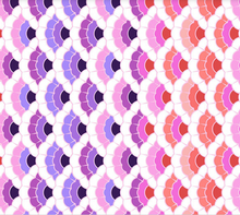 Load image into Gallery viewer, Tula Pink - Floral Reef - Aquatic Lace - Ultraviolet - 1/2 YARD CUT
