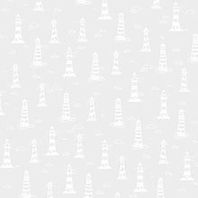 Load image into Gallery viewer, P&amp;B Fabrics - Ramblings by the Sea - Lighthouse Beacons - 1/2 YARD CUT
