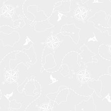 Load image into Gallery viewer, P&amp;B Fabrics - Ramblings by the Sea - Nautical Navigation - 1/2 YARD CUT
