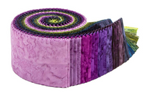 Load image into Gallery viewer, Riley Blake Expressions Batiks - Twilight Grove - 2.5" Rolie Polie
