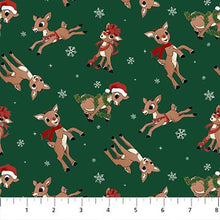 Load image into Gallery viewer, Northcott - Rudolph the Red Nosed Reindeer - Rudolph Toss - 1/2 YARD CUT
