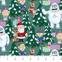 Load image into Gallery viewer, Northcott - Rudolph the Red Nosed Reindeer - Scenic - 1/2 YARD CUT
