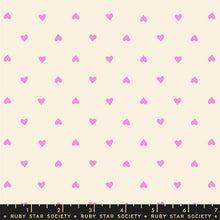Load image into Gallery viewer, Ruby Star Society - Trinketry - Neon Rose Hearts - 1/2 YARD CUT
