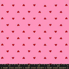Load image into Gallery viewer, Ruby Star Society - Trinketry - Flamingo Hearts - 1/2 YARD CUT

