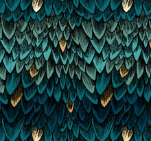 Load image into Gallery viewer, Ruby Star Society - Fireglow - Scales - Galaxy Metallic - 1/2 YARD CUT

