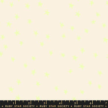 Load image into Gallery viewer, Ruby Star Society - Freaky Familiars - Starry - Neon Yellow - 1/2 YARD CUT

