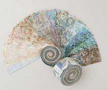 Load image into Gallery viewer, Robert Kaufman Artisan Batiks - Tranquil Tides - 2.5" strips
