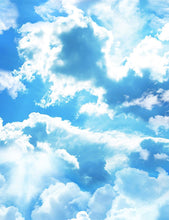 Load image into Gallery viewer, Timeless Treasures - Sunflower Sunset - Clouds in Sky - 1/2 YARD CUT
