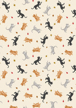 Load image into Gallery viewer, Lewis &amp; Irene - Small Things Snuggle Season - Cats - 1/2 YARD CUT
