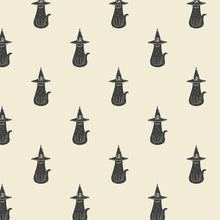 Load image into Gallery viewer, Art Gallery - Spooky 'n Witchy - Purrfectly Witchy - 1/2 YARD CUT
