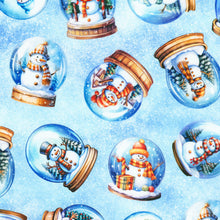 Load image into Gallery viewer, Robert Kaufman - Flurry Friends - Snow Globes - 1/2 YARD CUT
