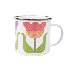 Load image into Gallery viewer, Lori Holt Piece &amp; Plenty Enamel Mug
