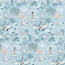 Load image into Gallery viewer, Dear Stella - Shell We Dance? - Feeling Nauti - 1/2 YARD CUT
