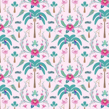 Load image into Gallery viewer, Dear Stella - Birds of a Feather - Keep Palm and Carry On - Pink - 1/2 YARD CUT
